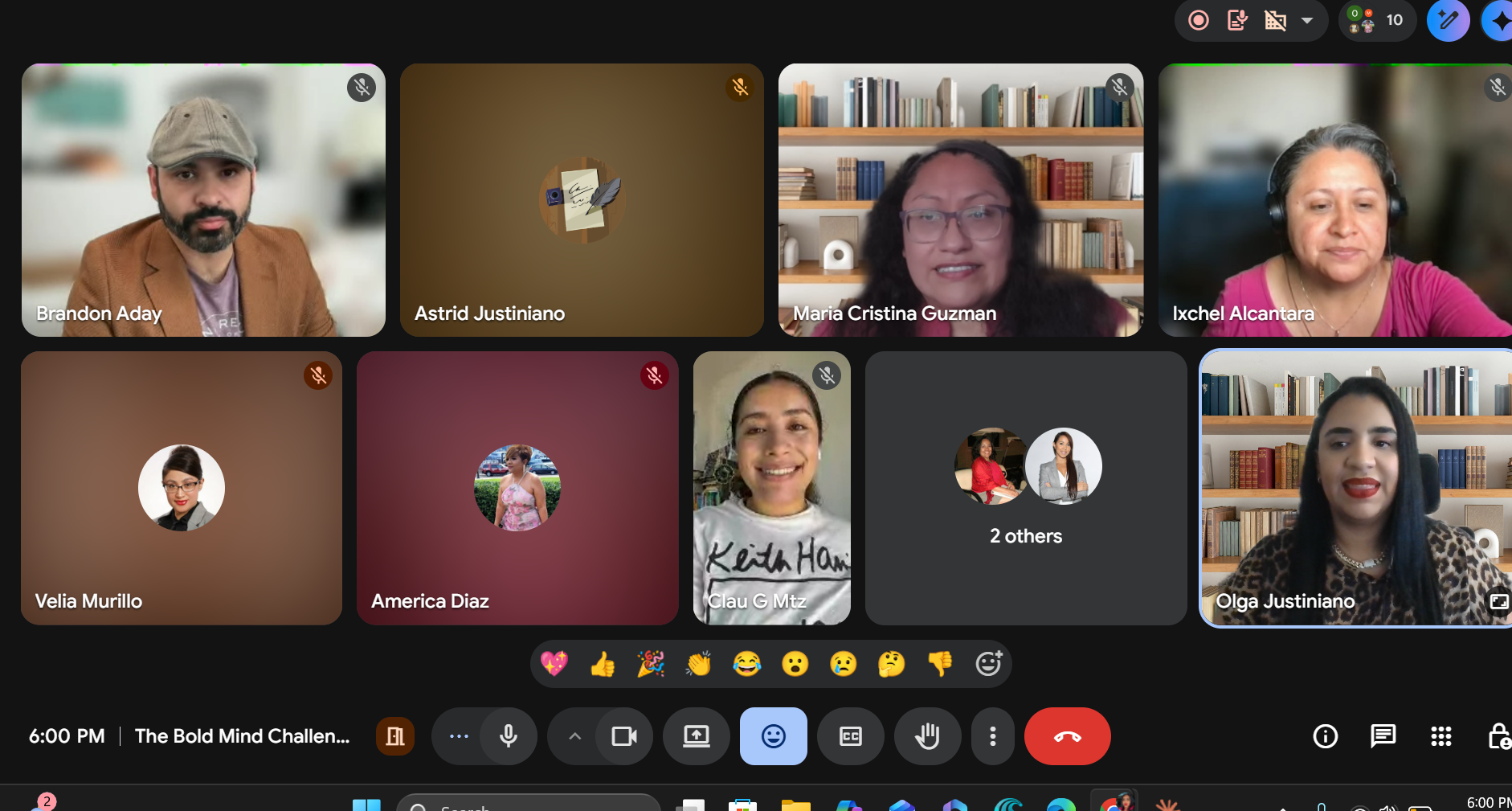 The Bold Mind Challenge, English cohort, live session